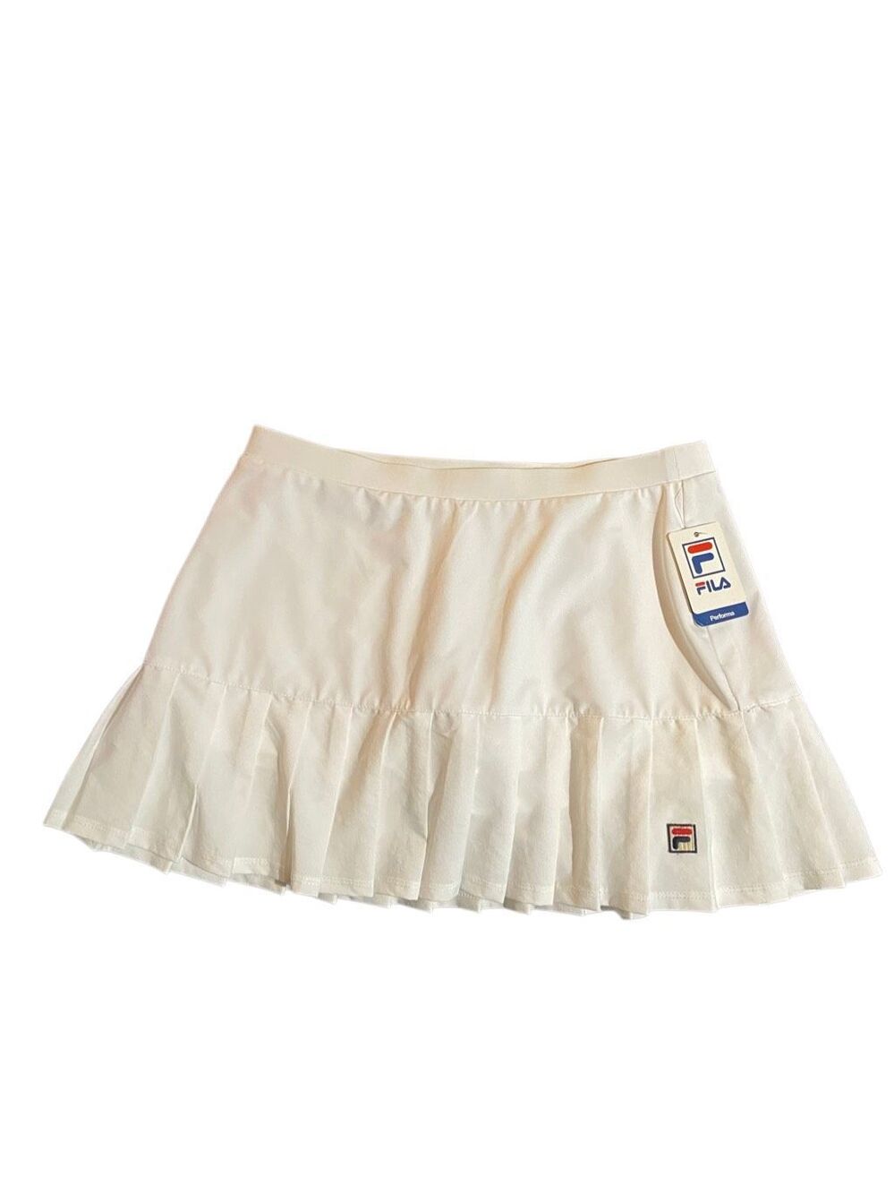 NWT FIla women’s white tennis Pickleball pleated skort Med